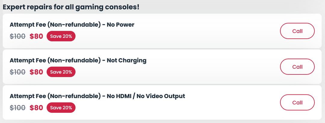 Console Repair image 0
